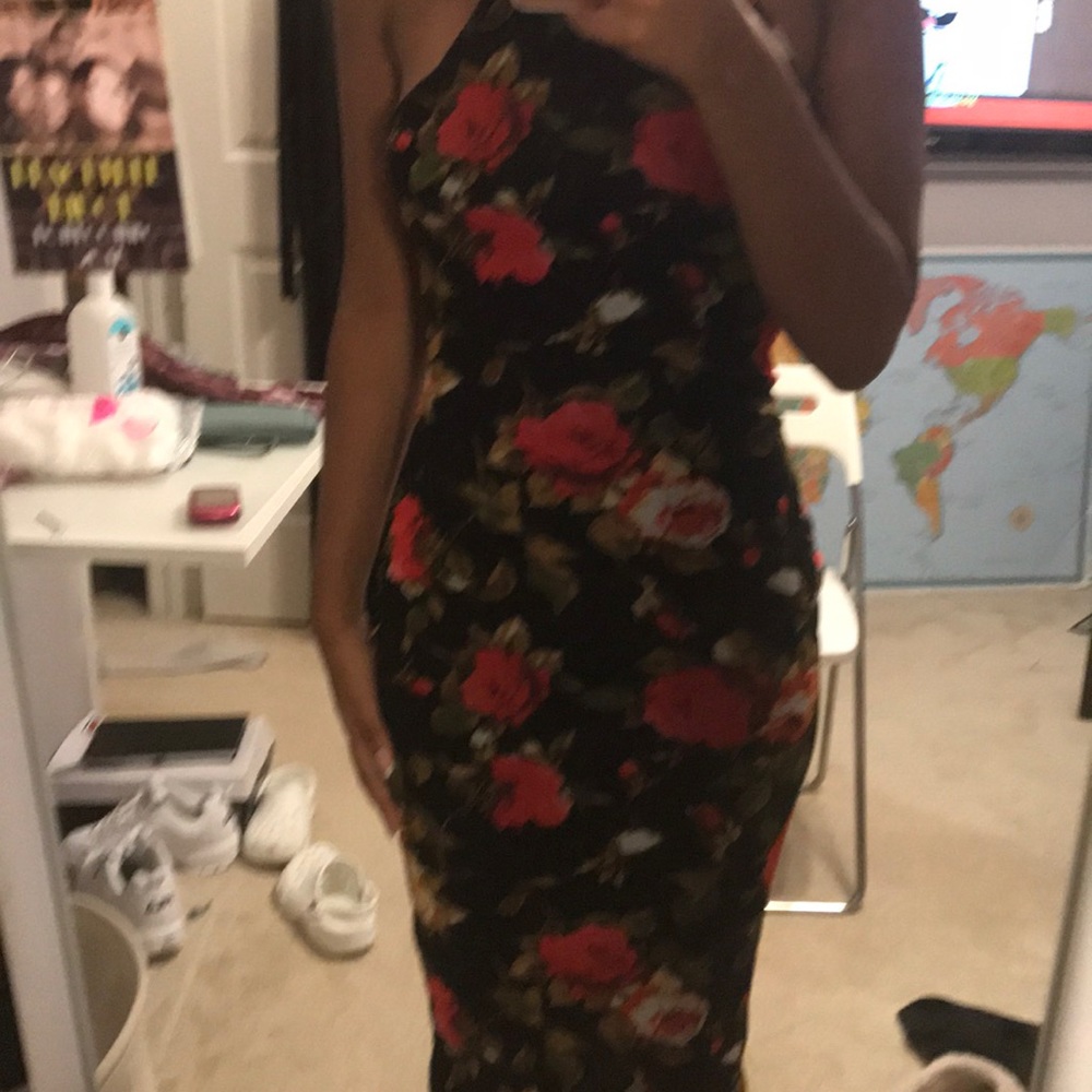 Floral formal dress